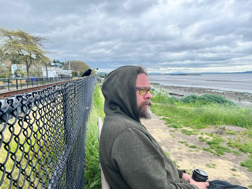 Joseph Kakwinokanasum at White Rock Beach